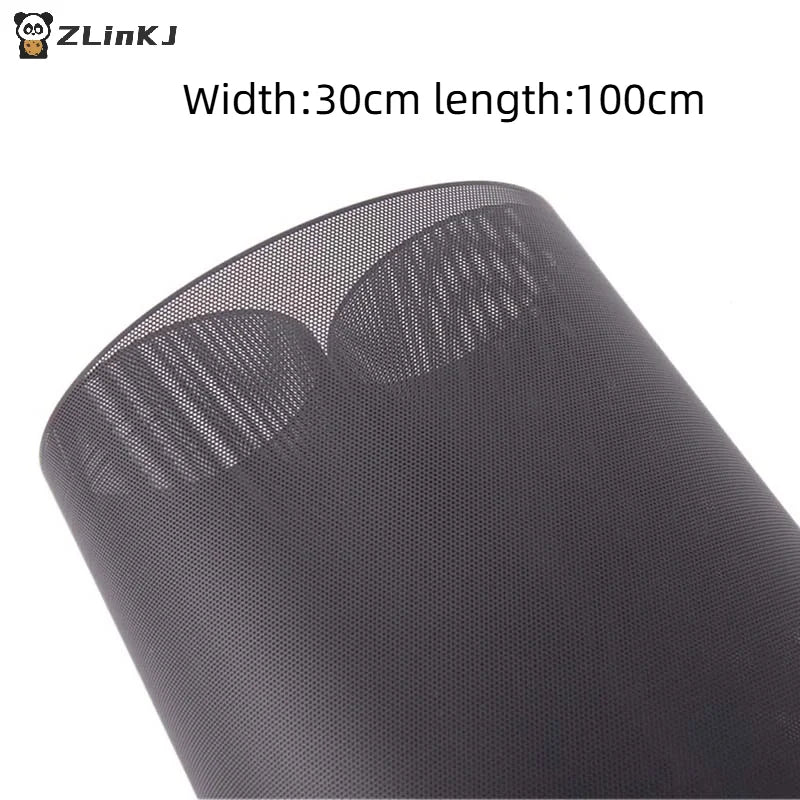 Computer Mesh DIY PVC Case Fan Cooler Black Dust Filter Network Net Zpaxo