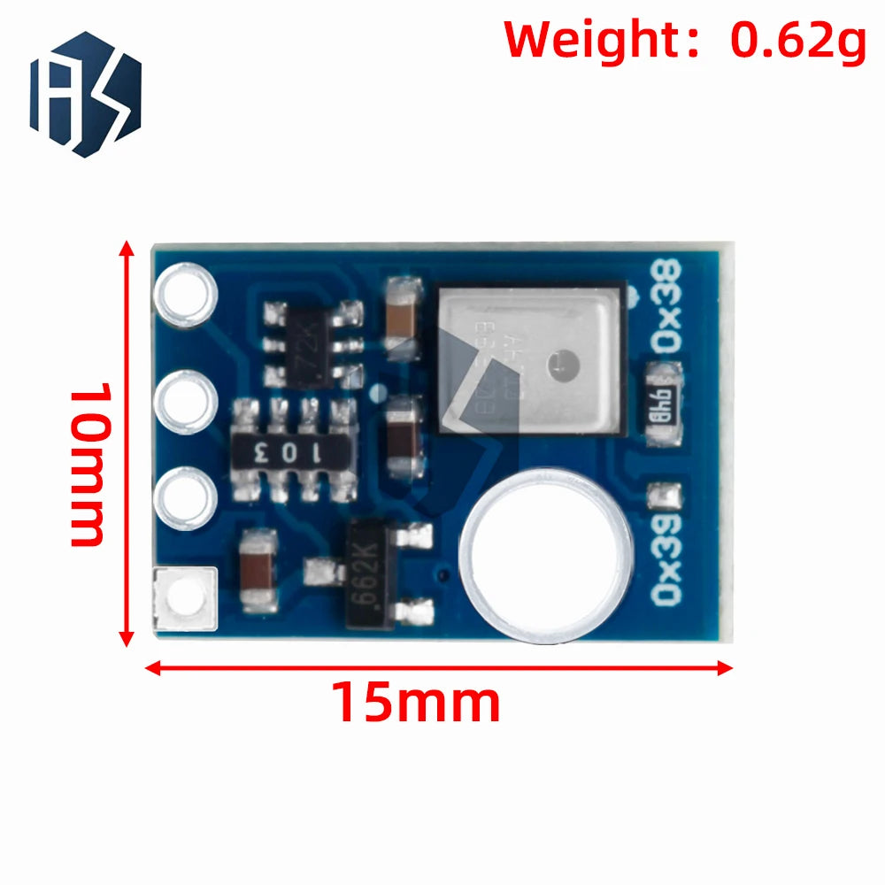 High-Precision I2C AHT10 Module: Digital Temperature & Humidity Sensor, Replaces DHT11/SHT20/AM2302 Zpaxo