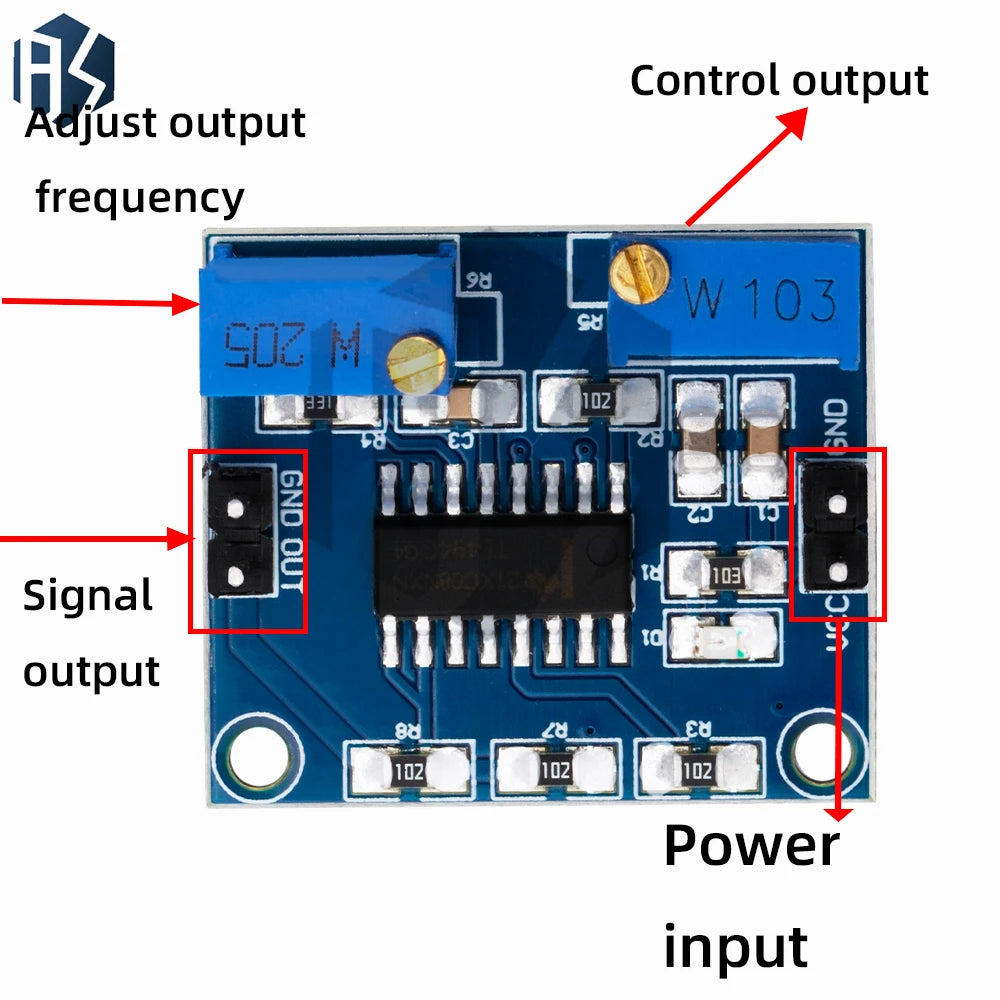TL494 PWM Controller Module Adjustable 5V Frequency 500-100kHz 250mA Zpaxo