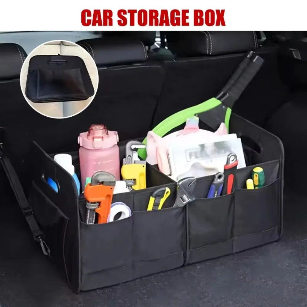 Foldable Car Trunk Organizer Folding Waterproof Storage Bag Oxford Zpaxo