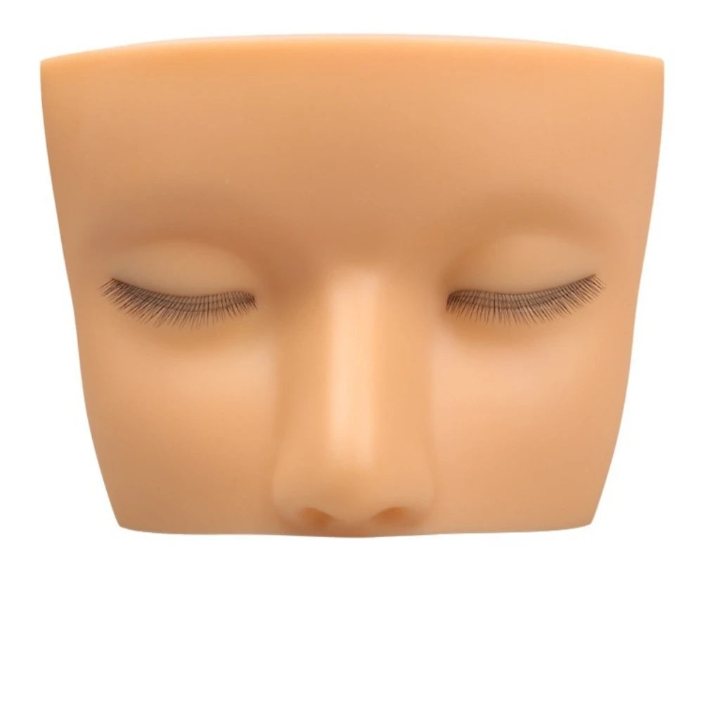 Soft 3D Lash Mannequin Head Silicone High Quality Lash Doll Head Simulated Eyelash Mannequin Head Lash Practice Zpaxo