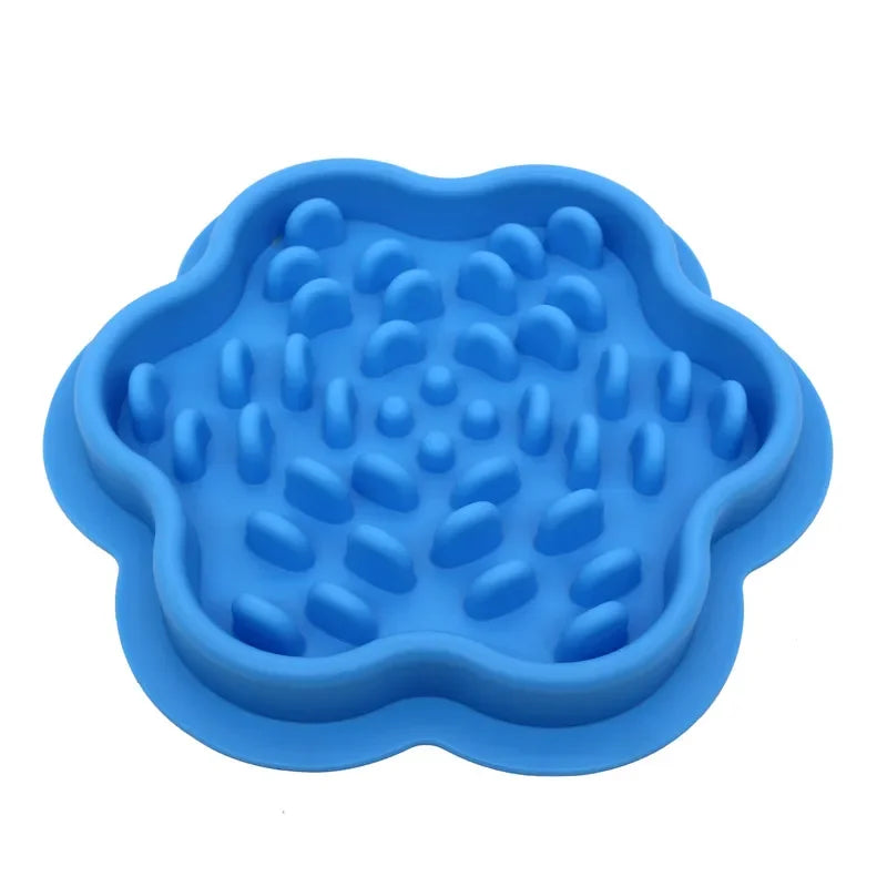 Pet Products Mat For Dogs Cats Slow Food Bowls With Suction Cup Feeding Food Silicone Lick Pad Dog Slow Feeders Treat Dispensing Zpaxo blue