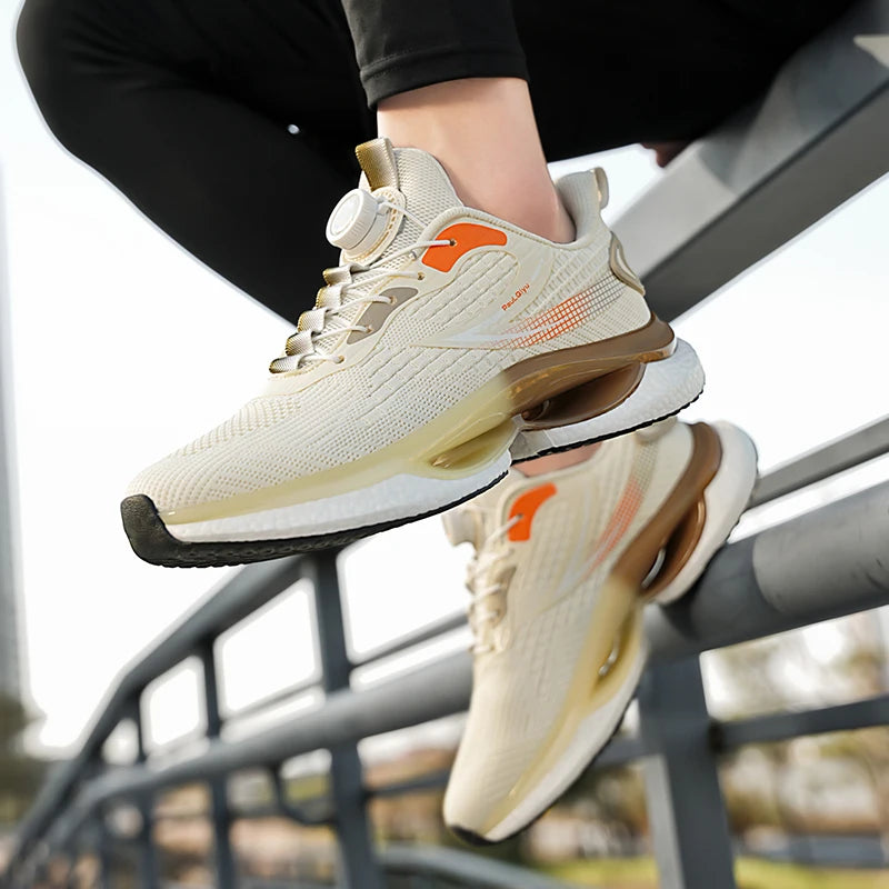 Men's Casual Sneakers Luxury Trainer Shoes Breathable Race Running