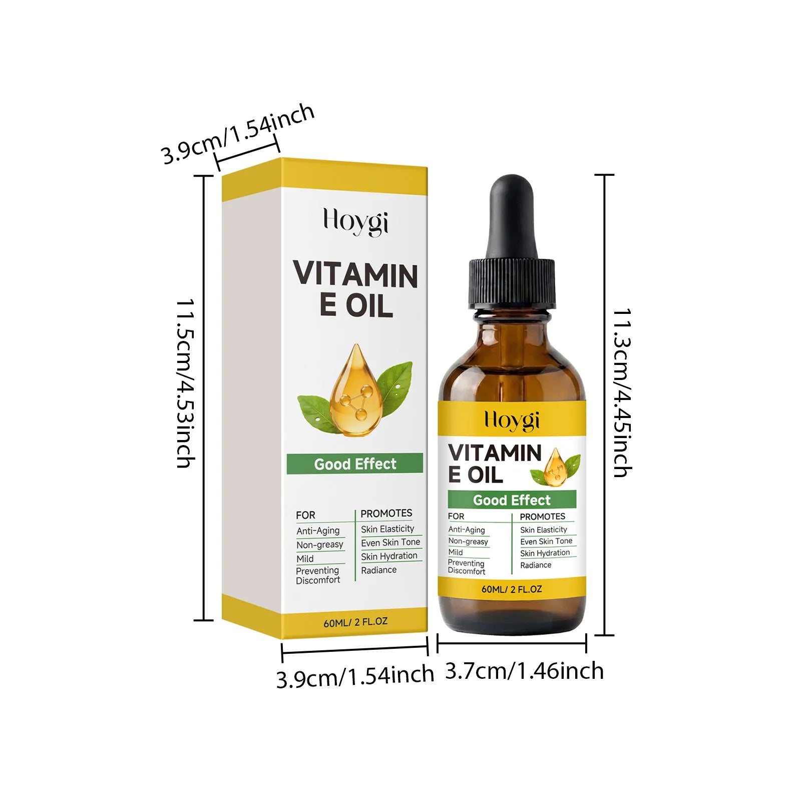 Hoygi Vitamin E Oil for Face, Body, Hair & Nails – 60ml Vitamin E Skin Oil Zpaxo