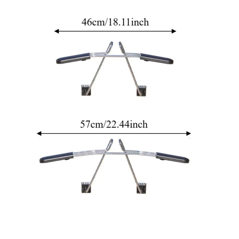 Universal Car Clothes Rack Stainless Steel Extendable Jacket Suit Coat Hanger Quick Installation Space-Saving Zpaxo