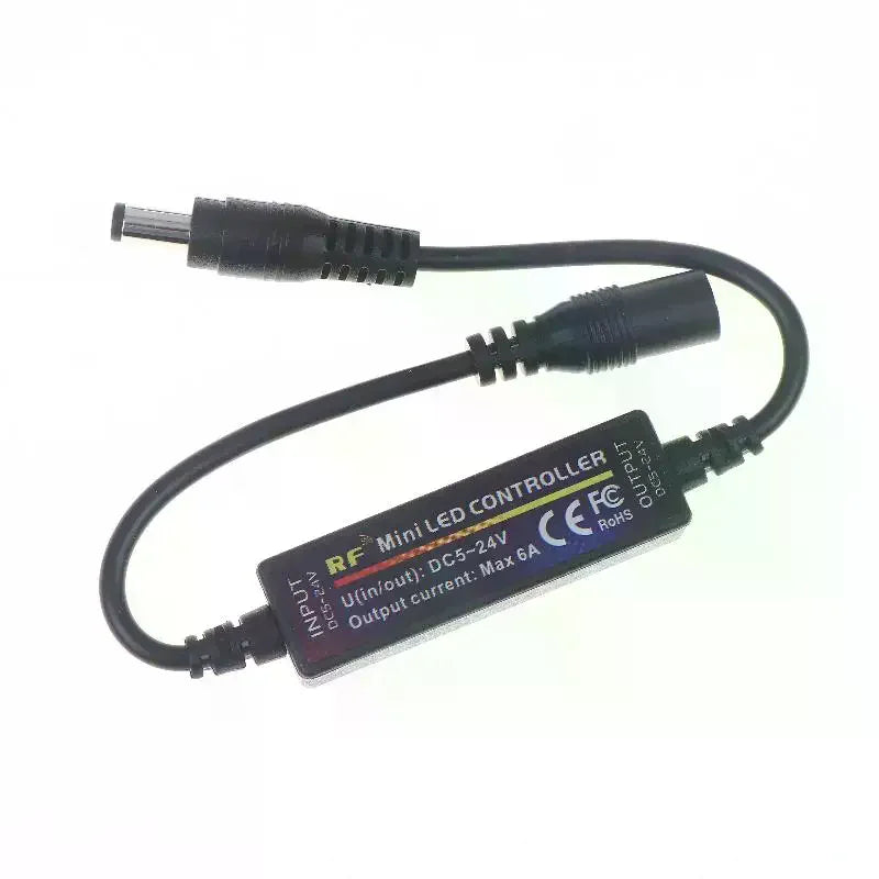 Mini RF Wireless 14Keys Remote Control DC12V LED Dimmer 24V 5V 6A Zpaxo