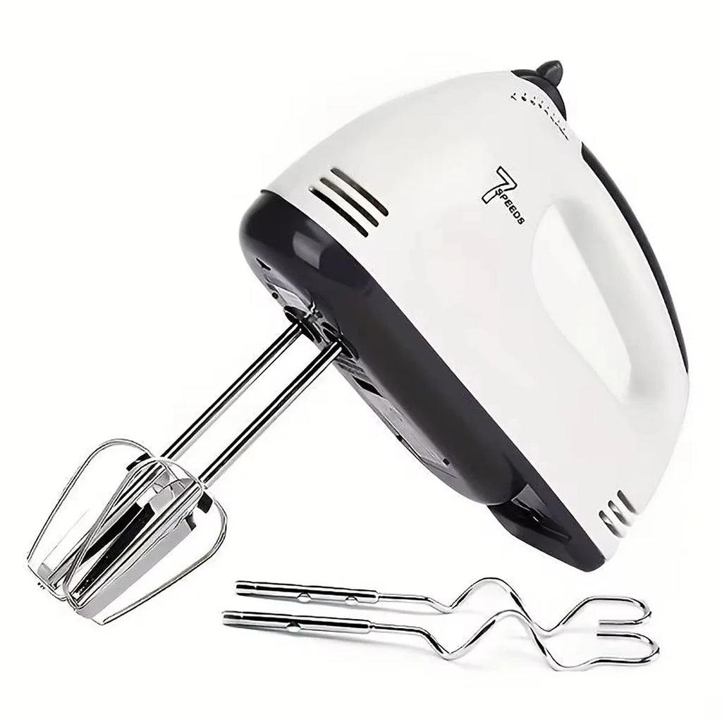 7-Speed Handheld Electric Egg Beater Mini Automatic Mixer for Egg White And Cream with EU/US Plug Household Kitchen Tool Zpaxo EU plug EU