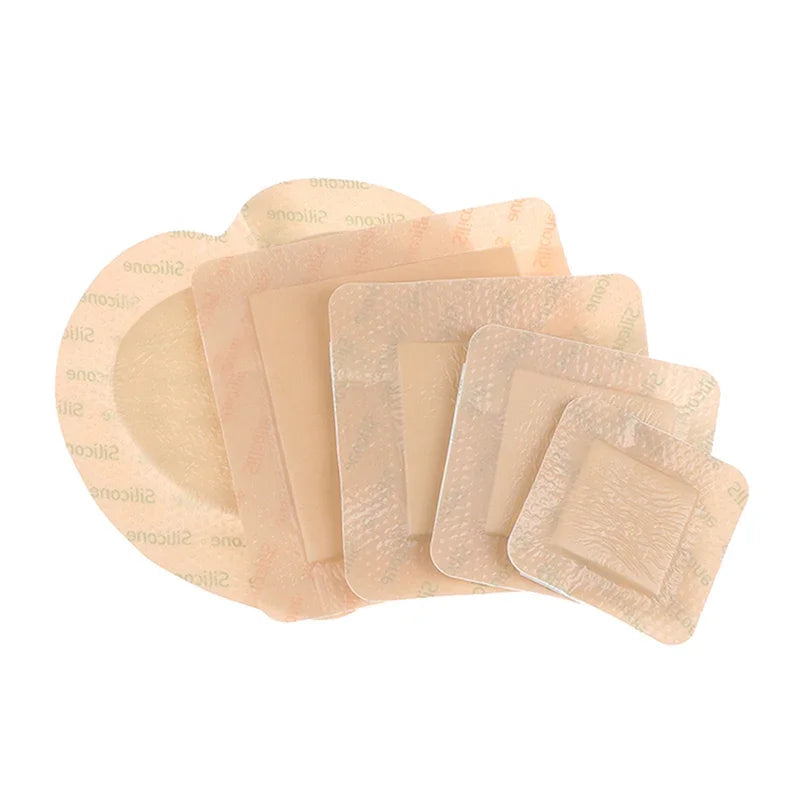 Silicone Foam Adhesive Wound Dressing – Sterile Healing Pad Foam Wound Dressing Zpaxo