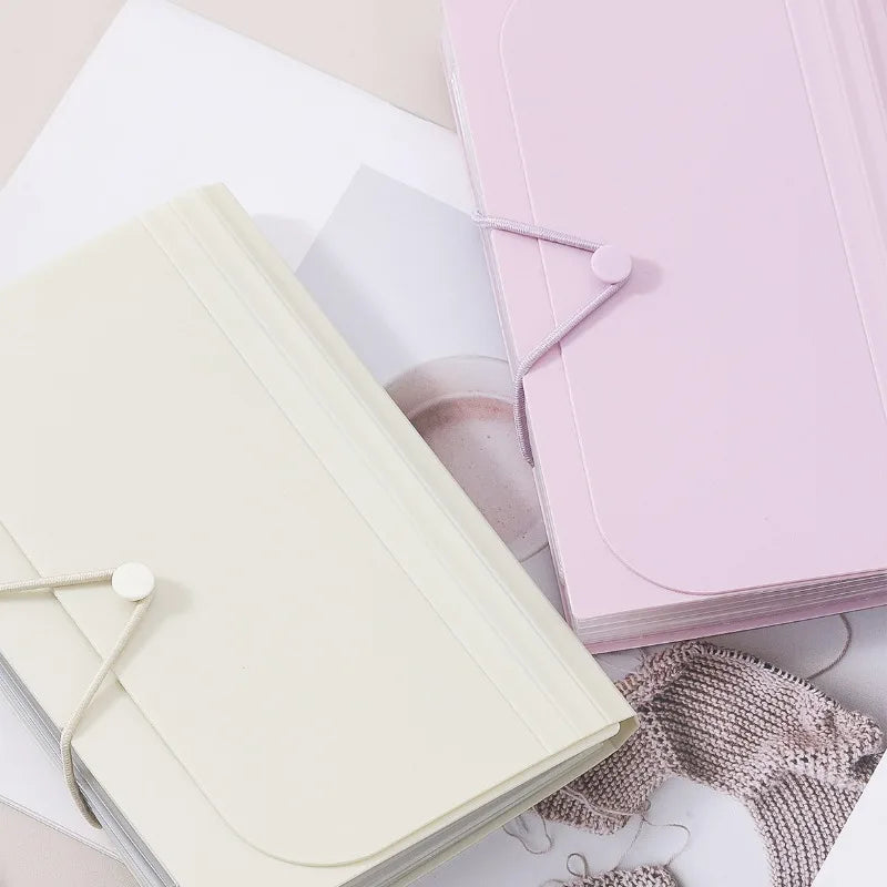 Nail Stamper Plates Storage Book Foldable Dust-proof