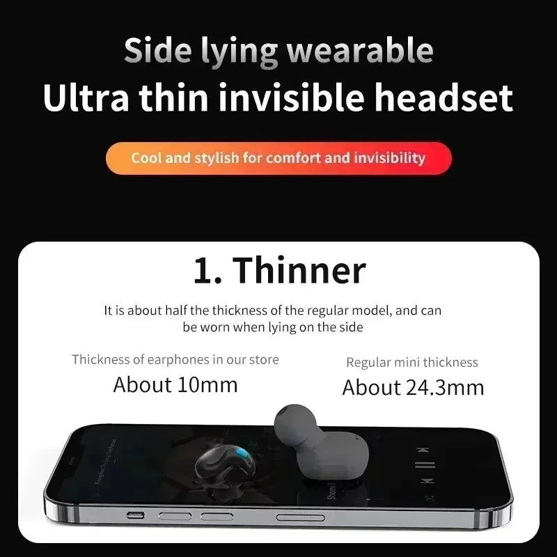 2026New X55 Wireless Earphones Headphones Noise Reduction Sport Game