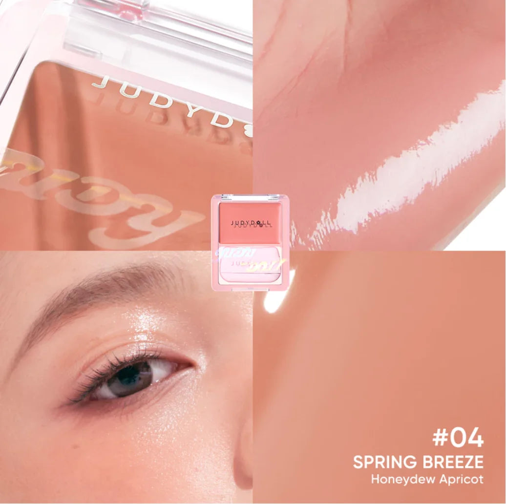 Judydoll Water Gloss Blush Cream Light Sensation Good Melting Skin Zpaxo 04