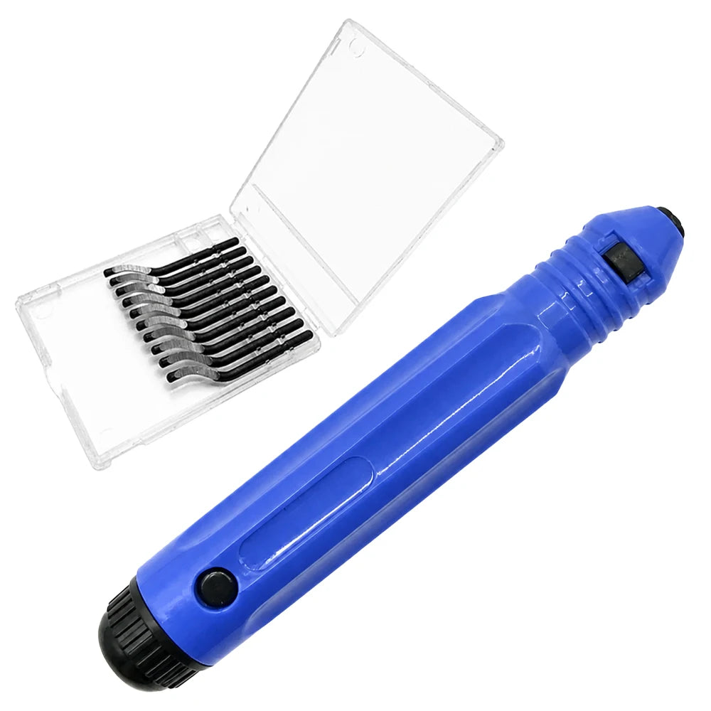 Burr Cutter 3D Print Trimming Knife Scraper Deburring Tool Router Bit Rotary Deburr With 10pcs Blades Remover For Wood Plastic Zpaxo C