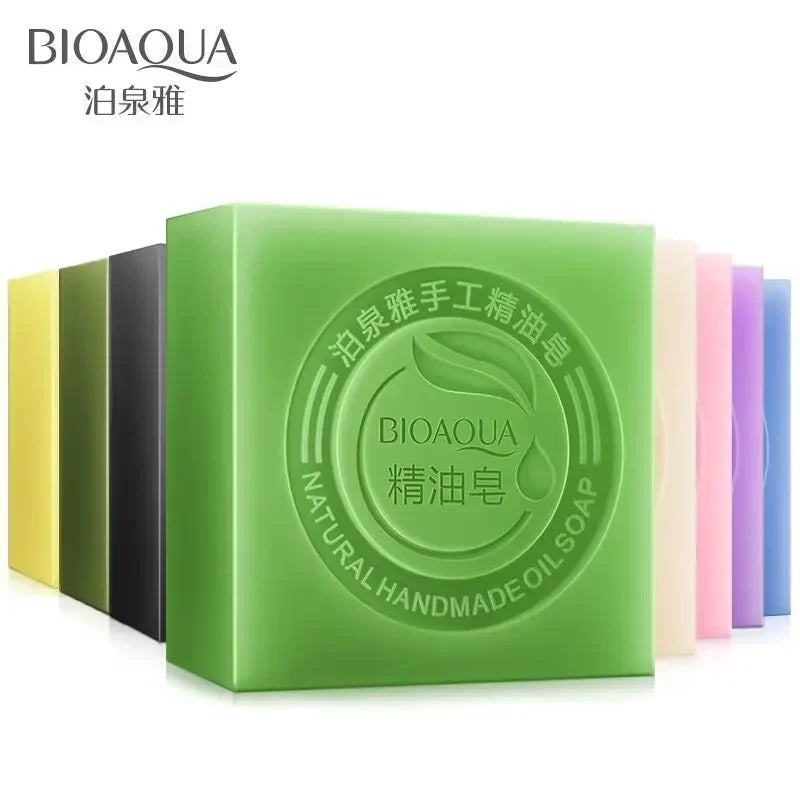 BIOAQUA Natural Essential Oil Handmade Soap – 9 Scents 100g Essential Oil Soap Zpaxo