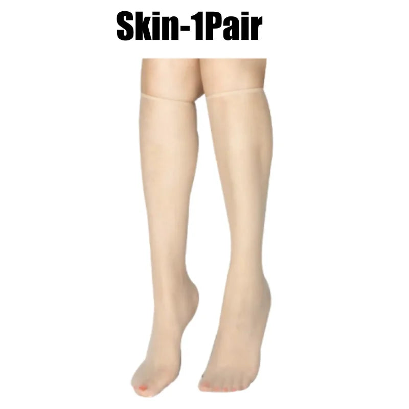 Summer Ultra Thin Korean Invisible Knee-high Socks Nude Seamless