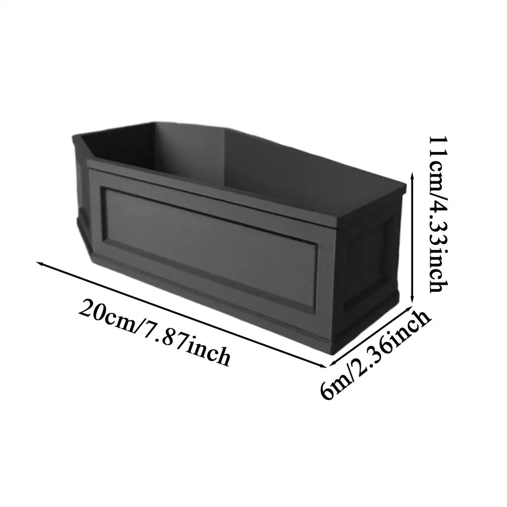 Gothic Planter Spooky Coffin Pot Indoor Container Halloween