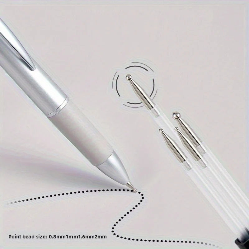 Nail Dotting Pen Nail Art Dotting Tools in Ballpoint Pen Design Nail Art Tip Dot Paint Manicure Kit for Dot Drawing Home Salon Zpaxo