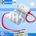 New 220V AC 50Hz Auto Infrared Sensor Switch PIR Microwave Radar Body Motion Sensor Module Adjustable For Time Distance Range Zpaxo Default Title