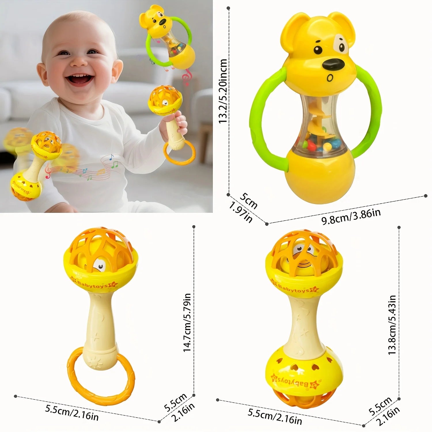 Hand Cranked Interactive Sensory Toypromoting Hearing Development