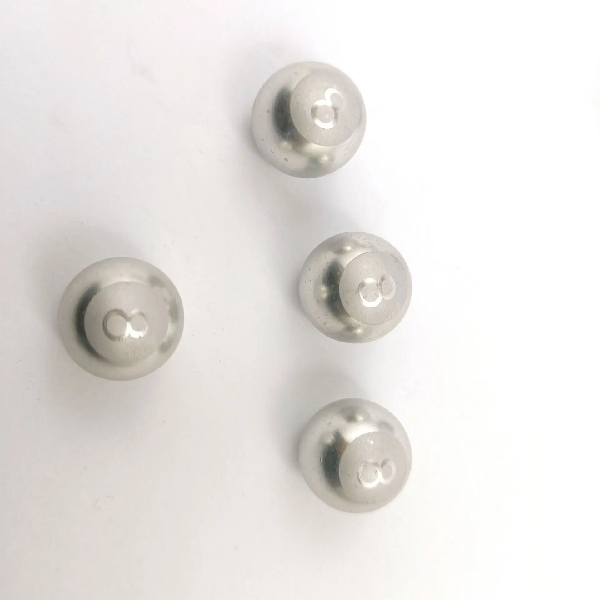 Billiard #8 Ball Aluminum Valve Stem Caps – Set of 4 | Universal