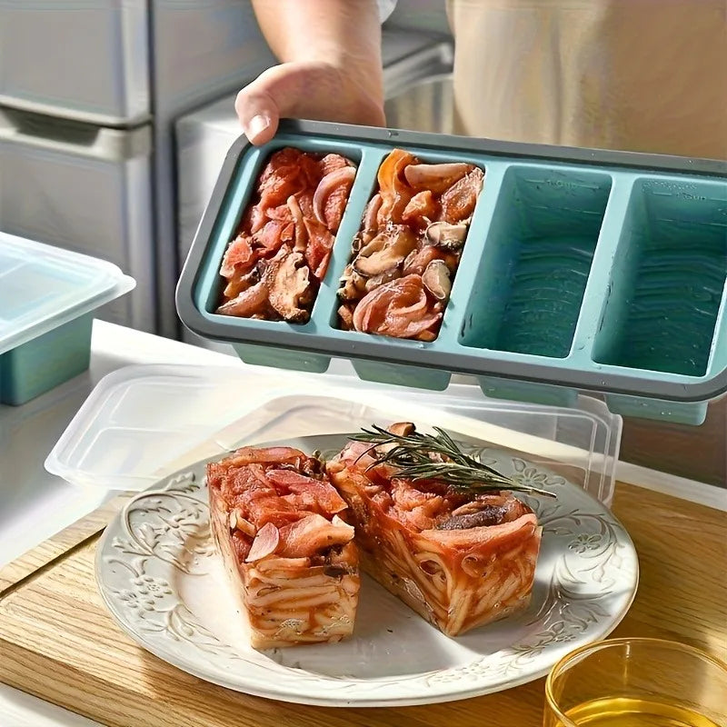 Extra Large Square Food Storage Container Leakproof Flip Lid
