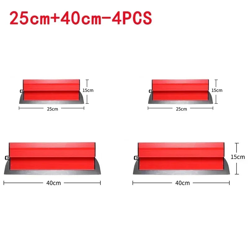 1 2 Skimming Blade Stainless Steel Drywall Smoothing Spatula Large Zpaxo Mix-4PCS