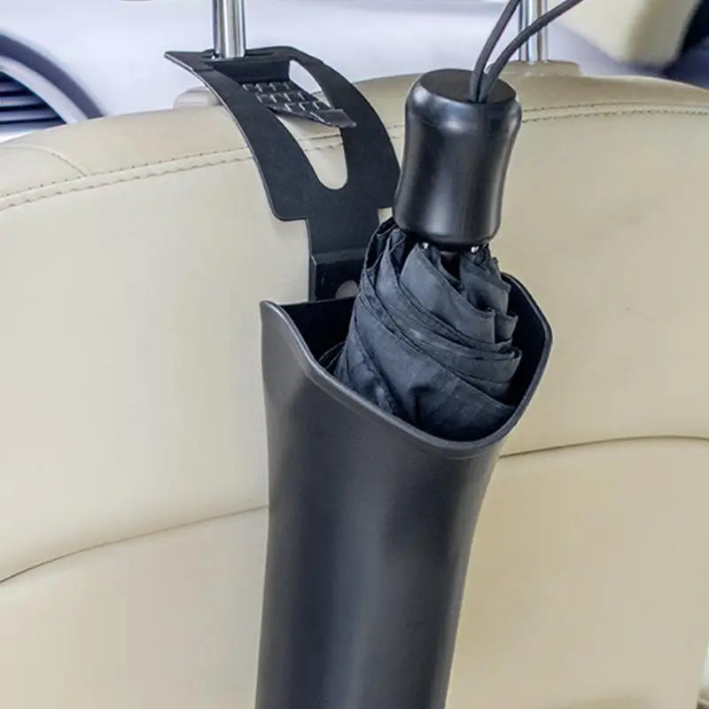 Hunging Car Umbrella Organizer Umbrella Seat Cylinder Barrel Container Headrest Hunging Organizer for Cars Auto Trucks Rvs Suvs Zpaxo