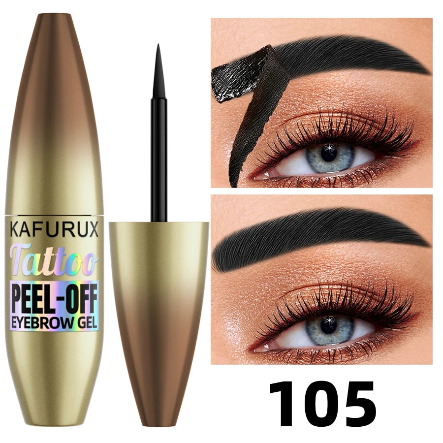 5 Easy Peel Off Eyebrow Gel Cream Types Waterproof Smudge-proof Sweat Zpaxo 105