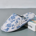 Home Indoor Slippers Soft Bottom Antislip Women Fashion Cotton Floral