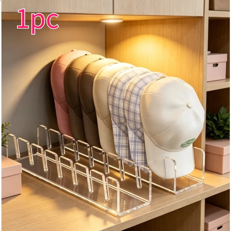 Home Hat Storage Rack Organizer Baseball Caps Fedoras Space-saving