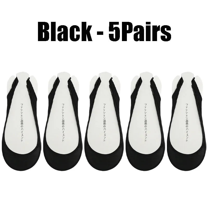 Invisible Silicone Anti-slip Short Socks Summer Ice Silk Ultra-thin
