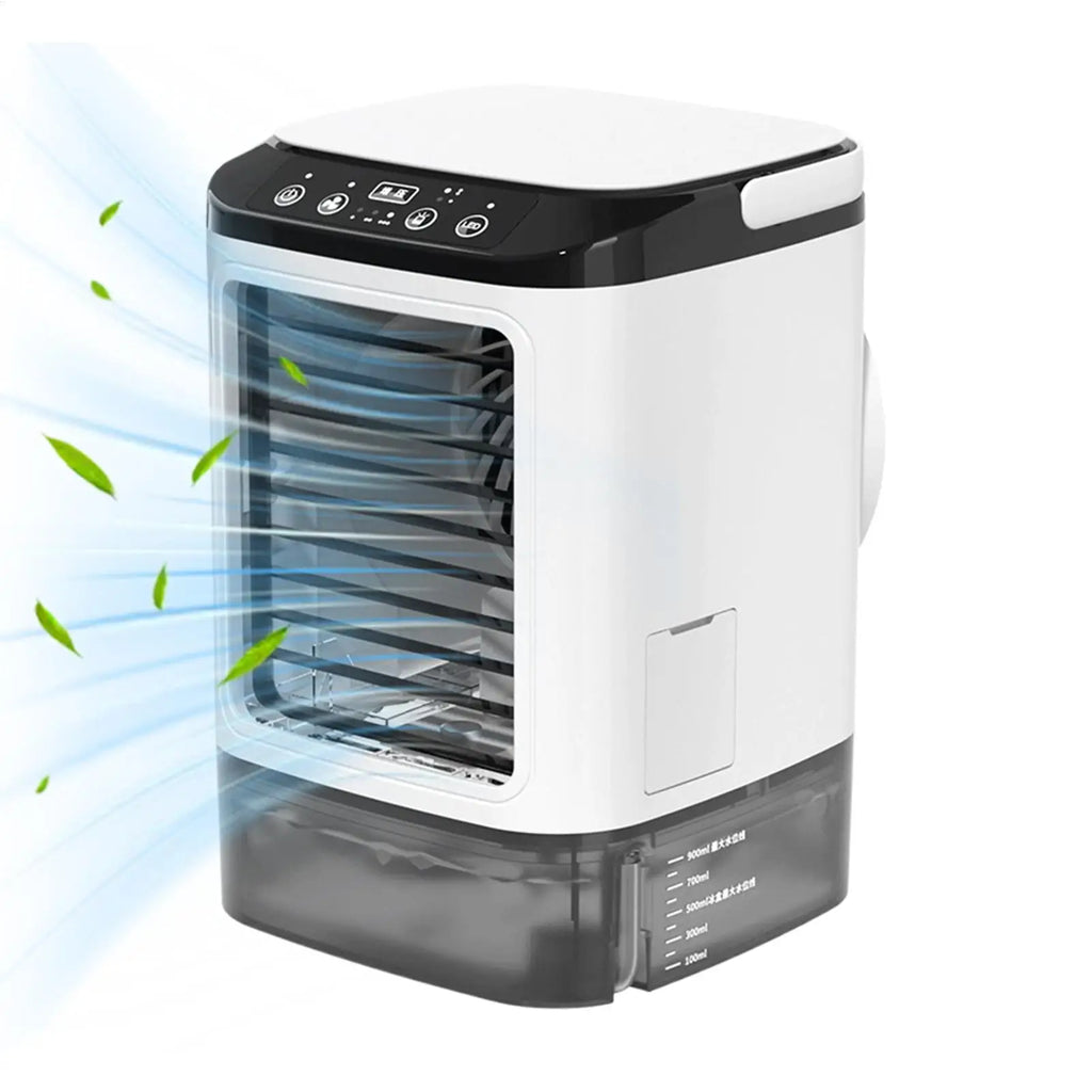 Personal Air Conditioner 3 Speeds Silent Long-Lasting Small Device With Spray Office Desk Cooler For Desk Office Home Car Zpaxo