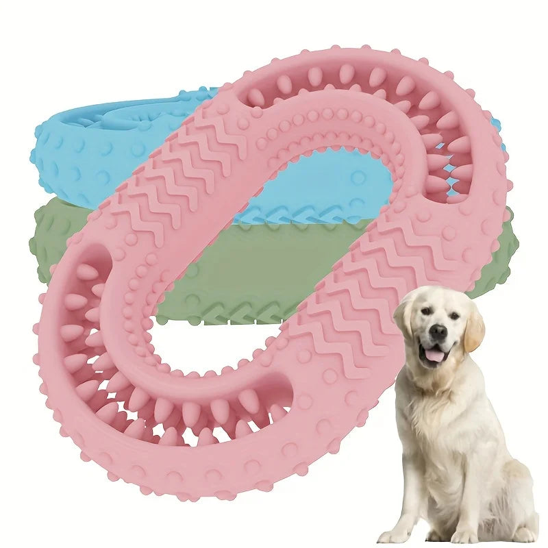 O-ring Dog Chew Toy TPR Pet Teeth Cleaning Interactive Cat Puppy