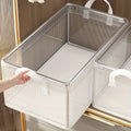 Transparent PVC Steel Frame Storage Box – Waterproof Organizer Storage Organizer Box Zpaxo clear-40 X 30 X15cm