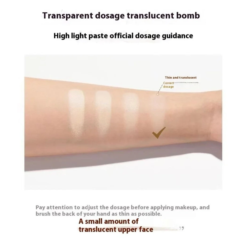 Maogeping Face Highlight Cream Light Shadow Sculpting Powder Zpaxo