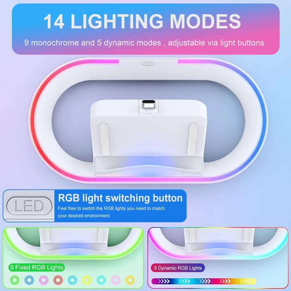 PS5 Portal Charging Dock Stand – RGB Lighting & LED Indicators Gaming Charging Dock Zpaxo