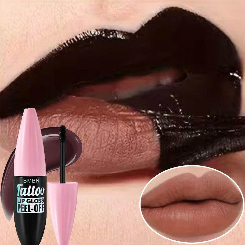 Liquid Peel-off Lip Gloss Waterproof Long-lasting Matte Pink Lipstick