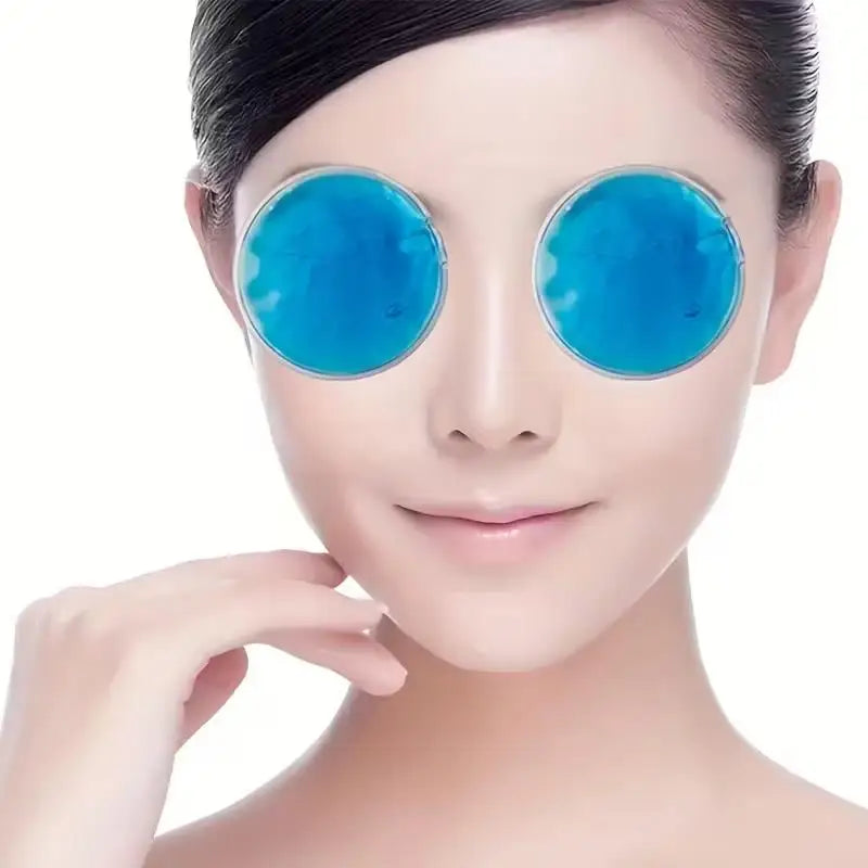 2/4pcs Multifunctional Eye Mask Ice Packs – Hot & Cold Compress Patches, Cooling Gel, Facial Care Relaxation Zpaxo