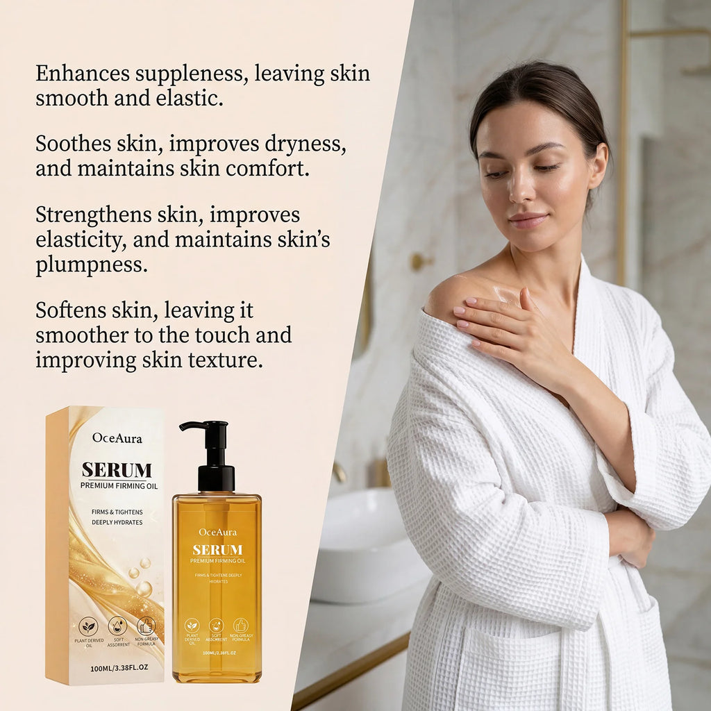 Body Firming Oil Fade Fine Line Fast Absorb Nourishing Moisturizing Skin Rejuvenation Anti-Sagging Body Massage Oil Skin Care Zpaxo