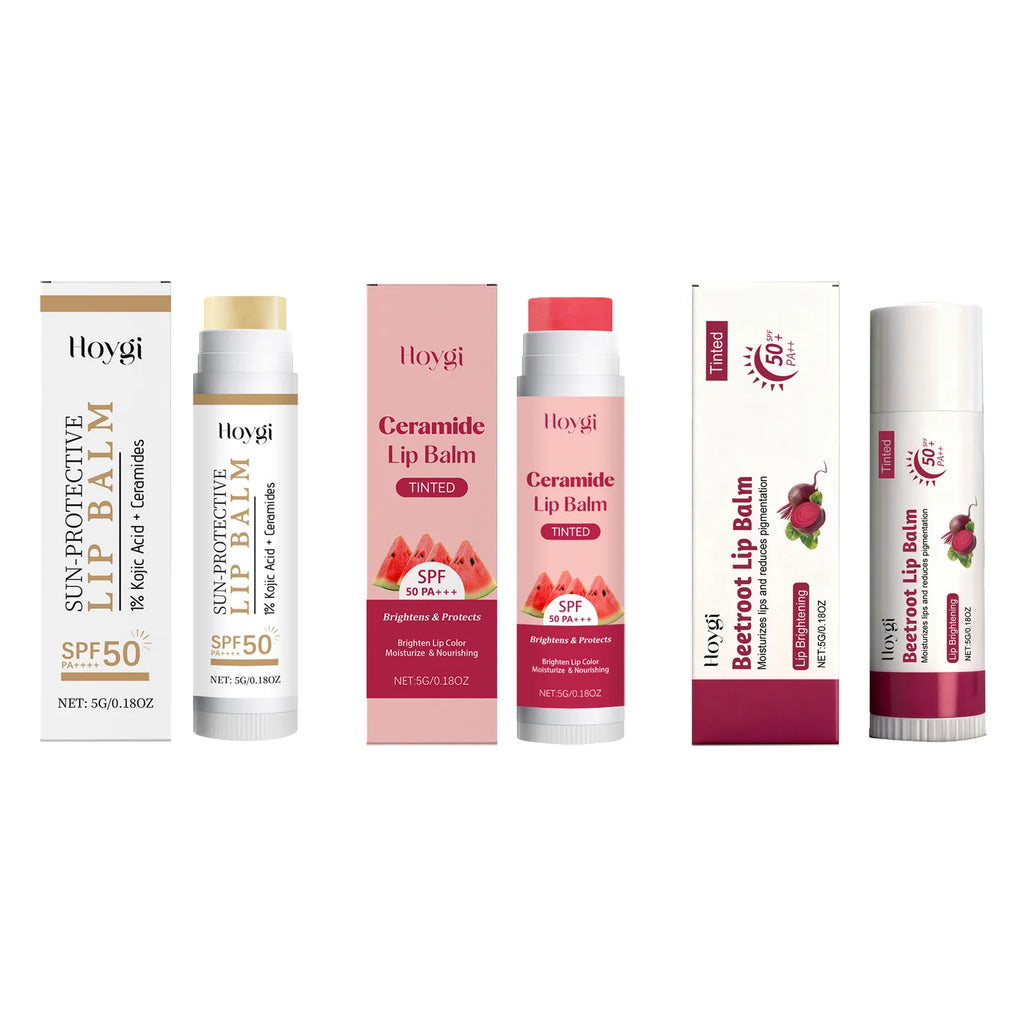 Hoygi SPF 50+ Lip Balm – Kojic Acid, Ceramide & Beetroot SPF Lip Balm Zpaxo