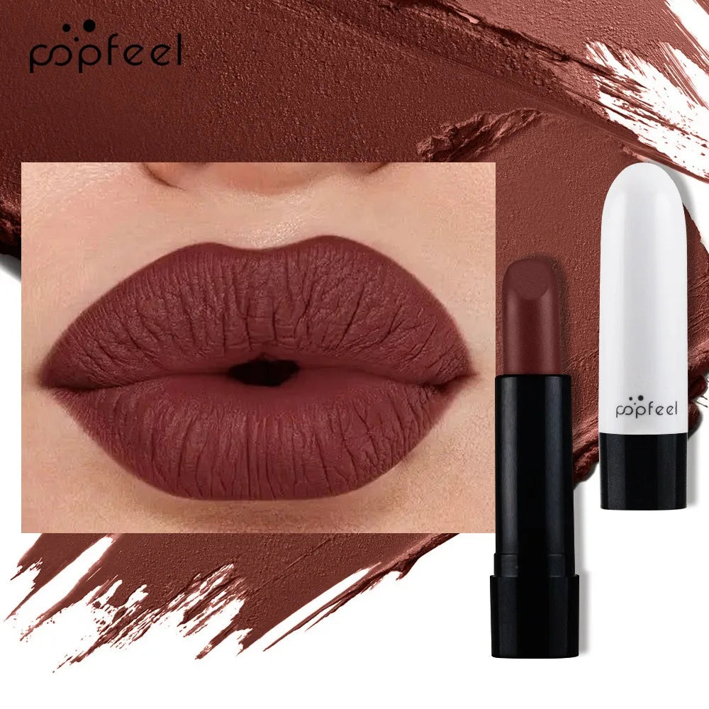 Nude Matte Lipstick Women Waterproof Long-lasting Velvet Lady Lip Zpaxo