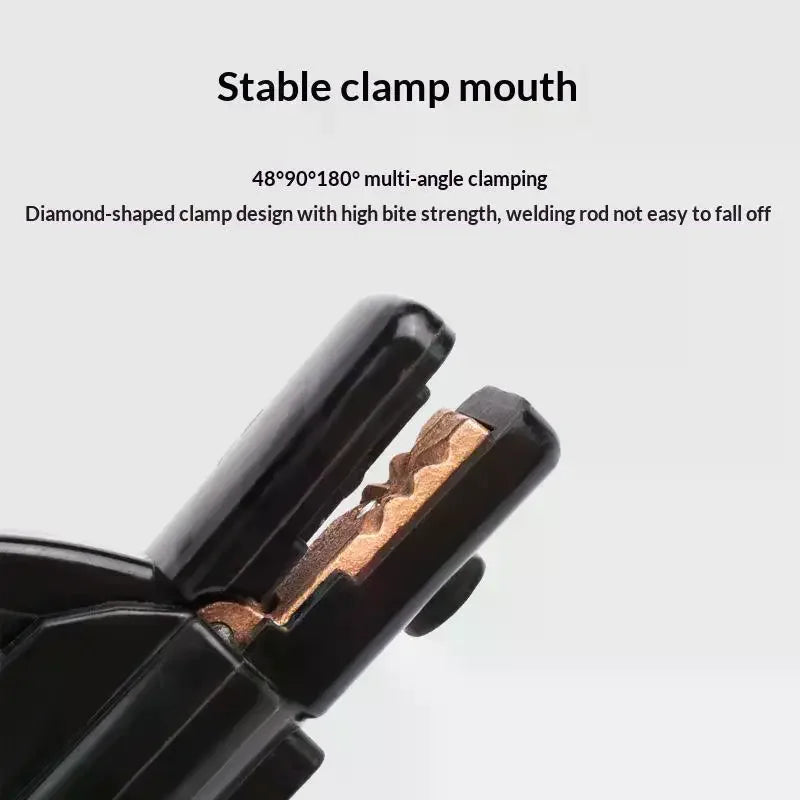 1Pcs Copper Heavy Jaw Holding Plier With Soft Handle 300 AMP Welding Electrode Holder For Arc MMA Welder Zpaxo