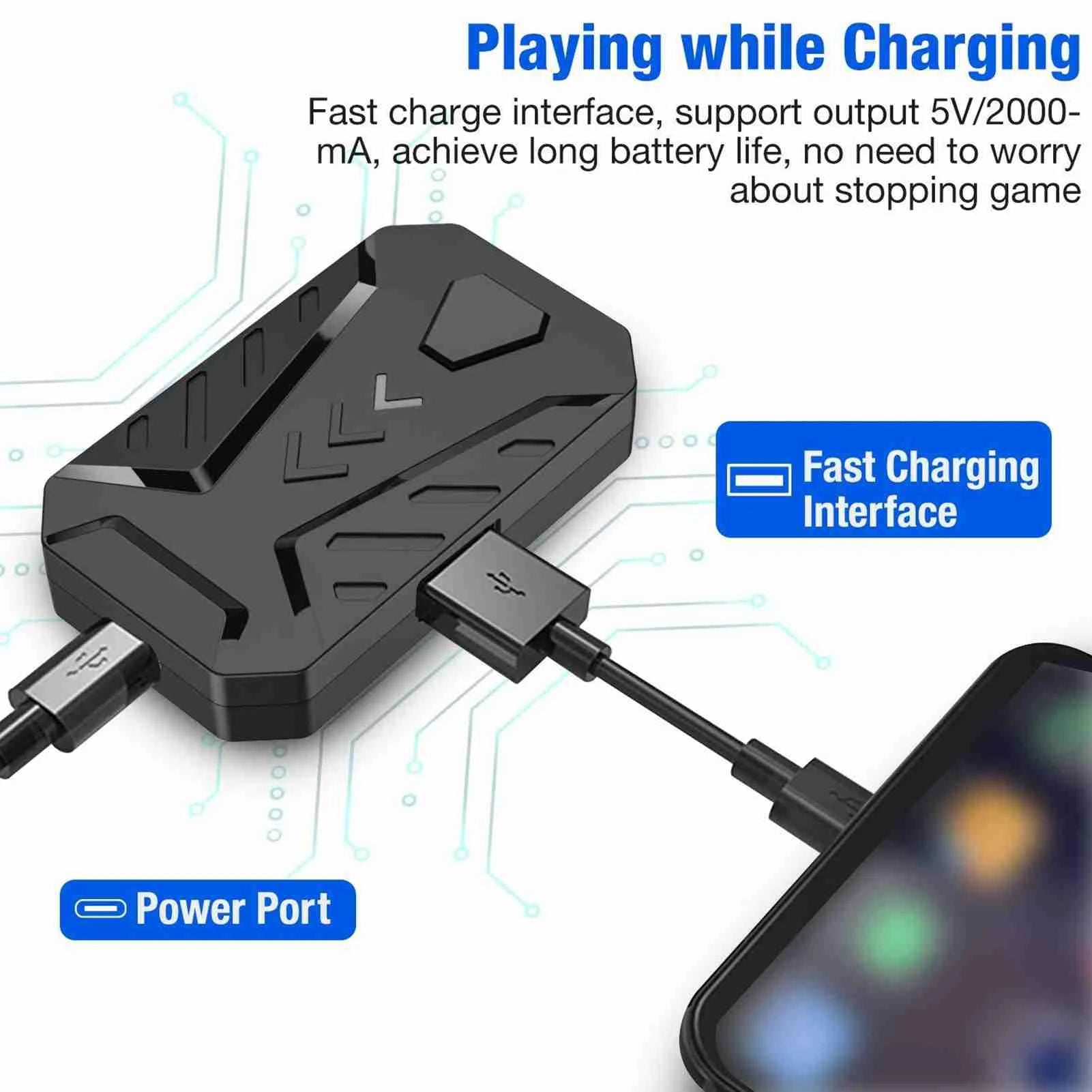 Gaming Keyboard Mouse Converter Adapter Mobile Game Accessory Android