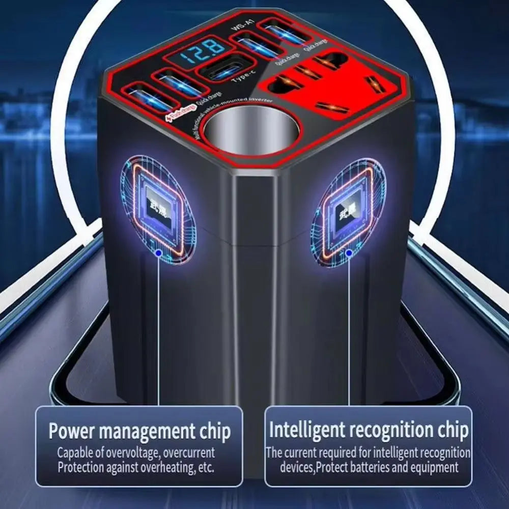 12V24V Car Power Inverter Universal Multifunctional Type-c 3 1A Zpaxo