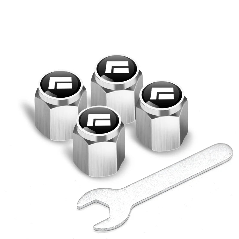 Anti-Theft Tire Valve Caps – Universal Dustproof Cover Set
