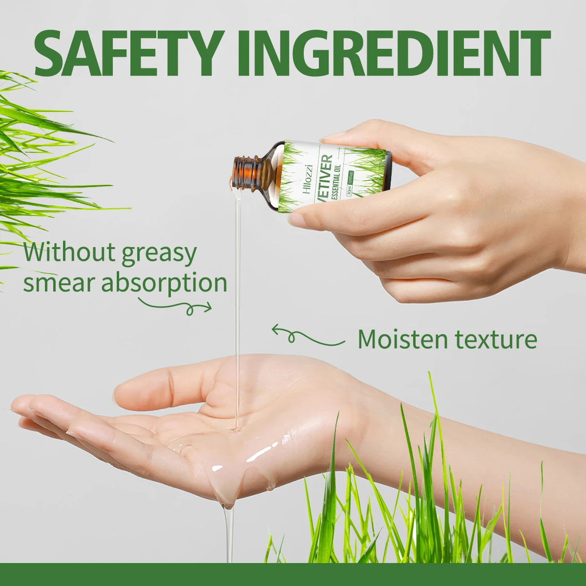 Vetiver Essential Oil Pure Relieve Stress Suitable Aromatherapy Zpaxo