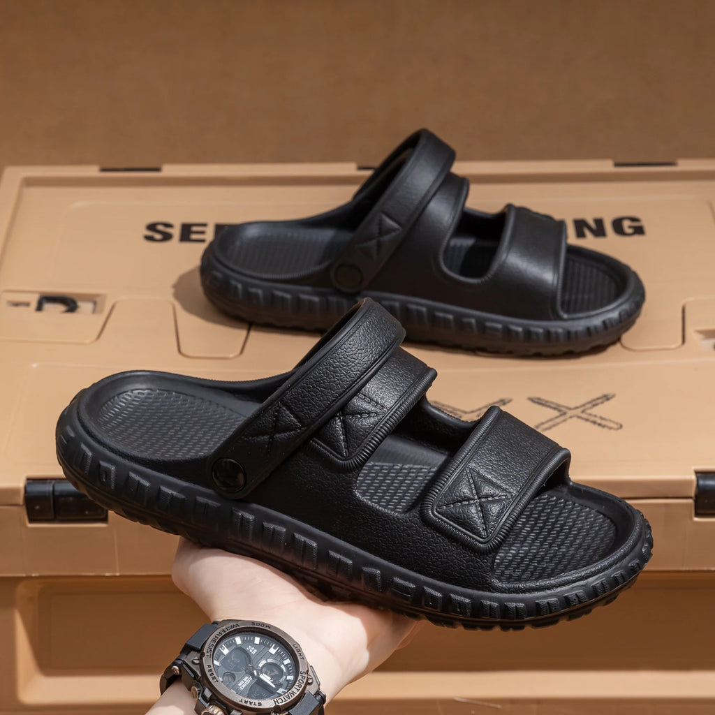 Men's 2-in-1 EVA Clogs Slippers Quick-dry Slides Soft Anti-slip