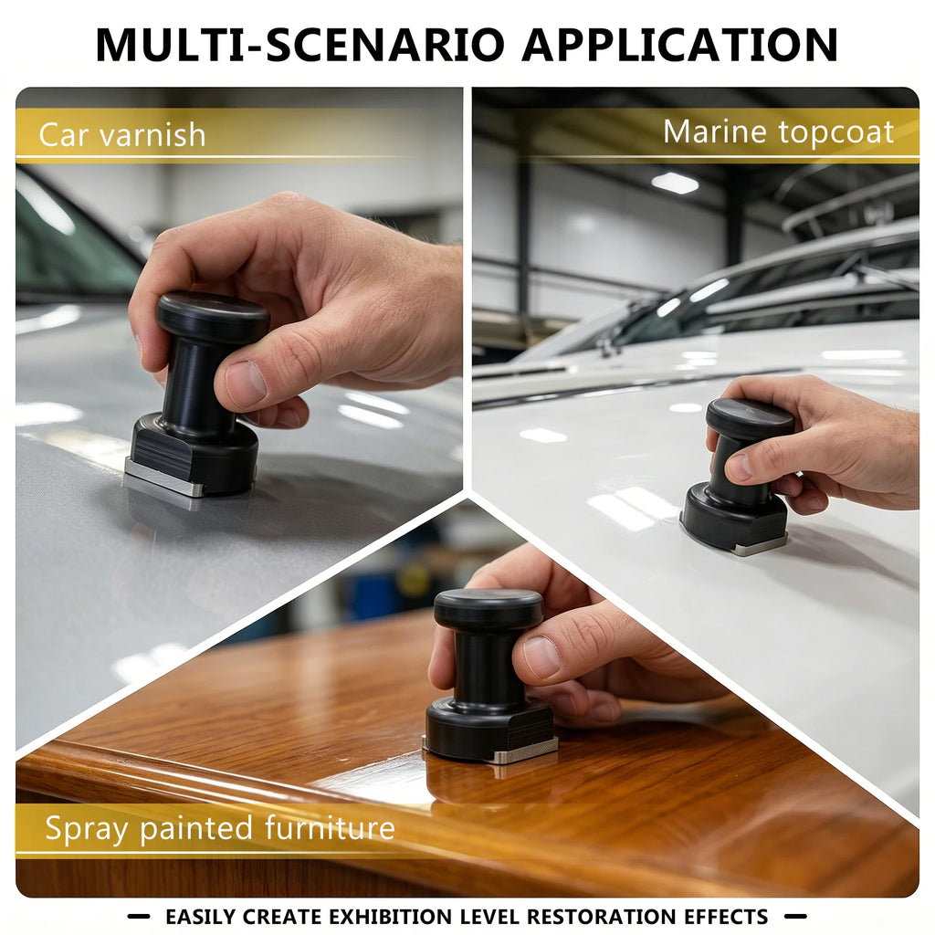 Paint Denibbing Tool Automotive Car Paint Scraper Run Dust Nib Remover Block Clear Coat Repair Razor Shaver Sanding Pad Box Zpaxo