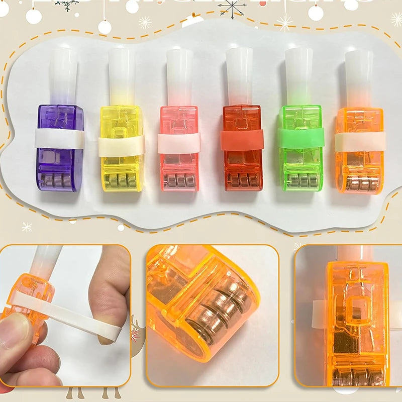 36 LED Light-up Finger Lights Glow-in-the-dark Easter Party Favors