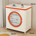 Extra-Large Foldable Storage Box for Clothes & Quilts | Flip-Top Foldable Storage Box Zpaxo Orange