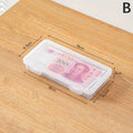 Portable Storage Box Paper Money Album Currency Banknote Case Coin